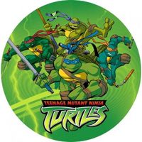 Opłatek na tort Turtles Żółwie Ninja Postacie Żółw