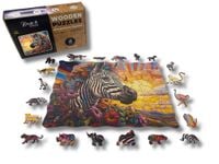 Puzzle Drewniane dla dzieci i dorosłych ColorfullZebra Zebra 150 el