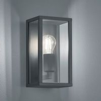 Antracytowa klatka ścienna Garonne 201860142 zewnętrzna lampa loft