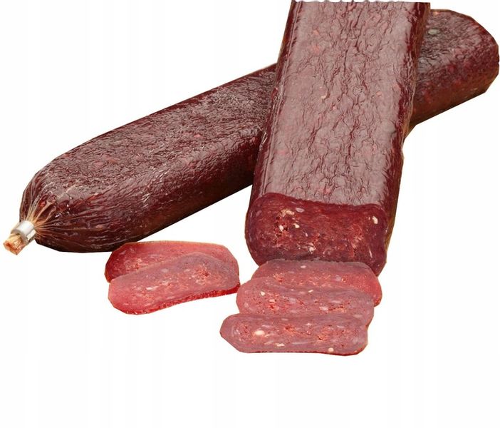 JERKY BEEF, dojrzewająca kiełbasa z szynki wołowej zdjęcie 2