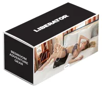 liberator wedge black - ergonomiczna poduszka intymna, 61x35,5x18 cm
