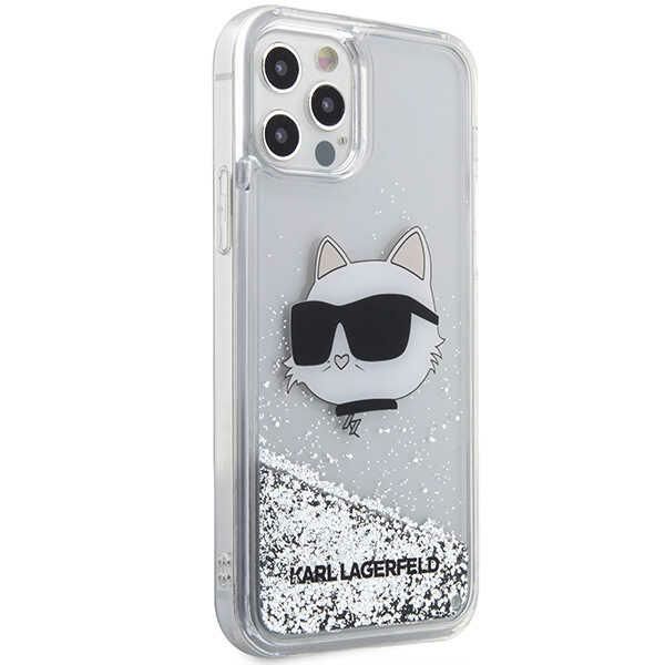 Etui Karl Lagerfeld do iPhone 12, iPhone 12 Pro, Srebrny zdjęcie 4