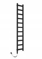 Grzejnik elektryczny LUCY 1210x250 CZARNY STR