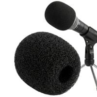 Gąbka Mikrofonowa Mała Czarna Osłona Pop-Filter do Mikrofonu