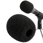 Gąbka Mikrofonowa Mała Czarna Osłona Pop-Filter do Mikrofonu