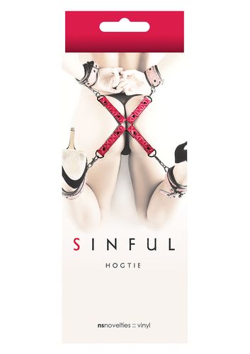 wiązania-sinful hogtie pink na Arena.pl