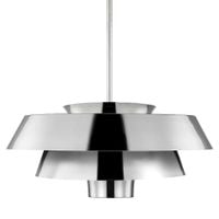 Wisząca LAMPA modernistyczna Brisbin FE-BRISBIN-PN Elstead FEISS okrągłą OPRAWA metalowy ZWIS designerski nikiel polerowany