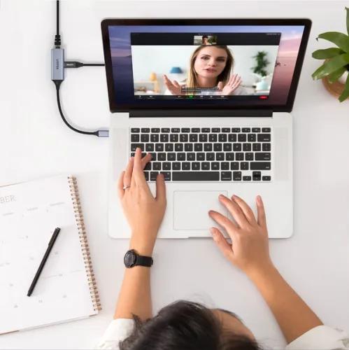 Unitek Adapter USB-C - RJ45 1Gbit LAN, PD 100W na Arena.pl