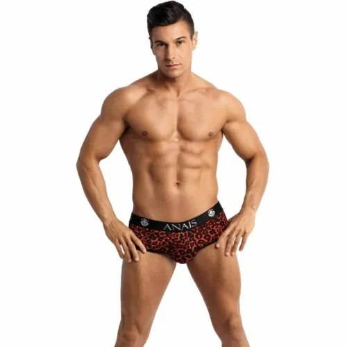 anais men tribal bikini jock xl - czerwony, mikrofibra, wzor zwierzęcy na Arena.pl