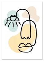 Plakat twarz portret Henri Matisse 50x70 cm