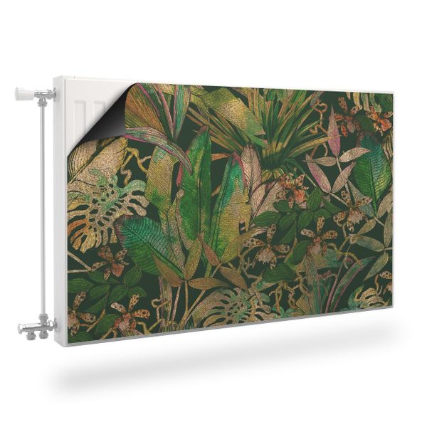 Magnetyczna Osłona Grzejnika TROPIKALNE Liście Natura 80cm x 60cm zdjęcie 1
