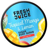 FRESH JUICE Cukrowy peeling do ciała Tropikalne mango i cytryna 200 ml
