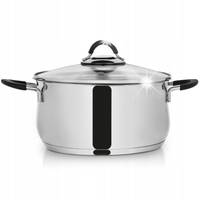 Garnek ORION DALIE z pokrywką stalowy nierdzewny 24 cm 5,3L PREMIUM