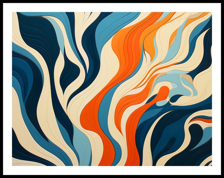Plakat 65x50cm Oceaniczne Fale zdjęcie 3