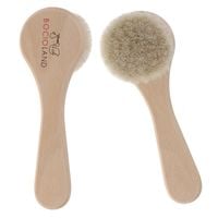 Bocioland Drewniana szczotka do włosów z koziego włosia okrągła