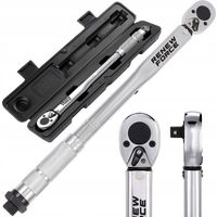 Klucz Dynamometryczny 3/8 7-112nm 370mm z Blokadą Dwukierunkowy z Etui