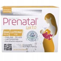 PRENATAL LAKTO 1 + 30 kapsułek PRENATAL LAKTO 2 POLECANY KOBIETOM KARMIĄCYM