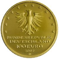 EU: Moneta 100 Euro 1/2 uncji Złota Różne Roczniki
