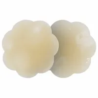 bye bra silicone nipple covers nude - silikonowe osłonki kwiaty,