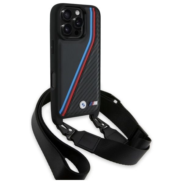 Etui BMW do iPhone 16 Pro 6.3"", Czarny zdjęcie 3