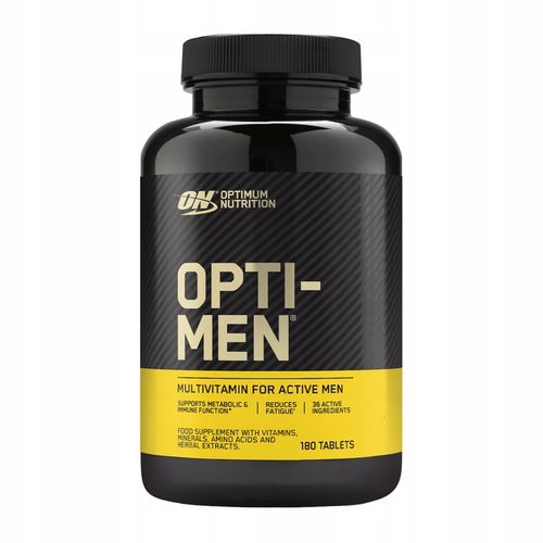 OPTIMUM OPTI MEN 180t MOCNE WITAMINY TESTOSTERON na Arena.pl