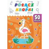 Łamigłówki. Połącz Kropki + 50 Naklejek Zagadki
