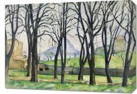 Obraz 70x50cm Chestnut Trees, Paul Cezanne Vintage do Salonu