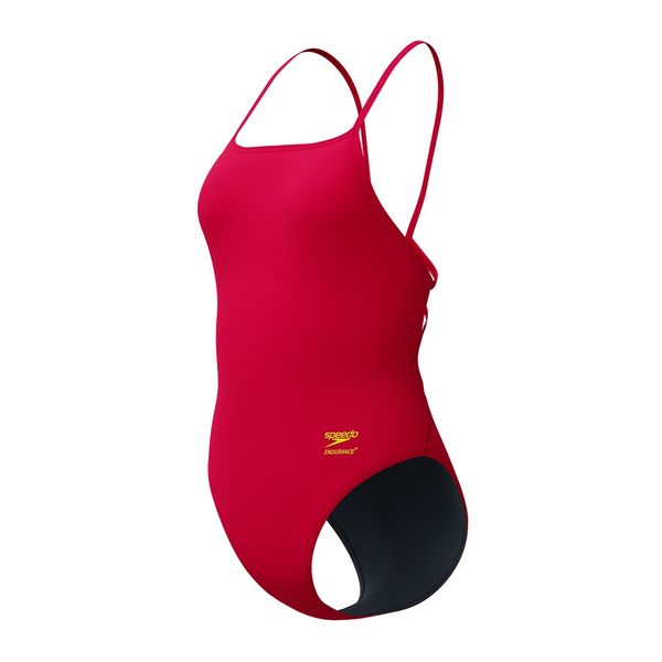 SPEEDO STROJE PŁYWACKIE WOMEN'S FL SOLID WEB BACK AF RED zdjęcie 5