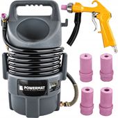 PIASKARKA PNEUMATYCZNA SYFONOWA 10L PISTOLET CZYSZCZENIE PIASKOWANIE DYSZE