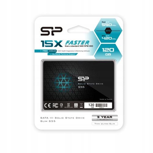 Dysk SSD Silicon Power 120GB 2,5" SATA SSD S55 na Arena.pl