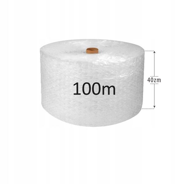 Folia Bąbelkowa 40 cm/100 m Pęcherzykowa Ochronna zdjęcie 4
