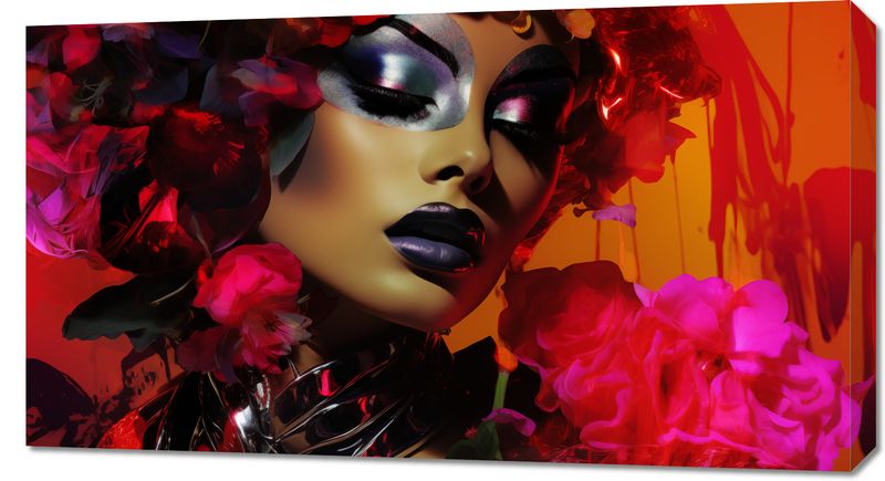 Obraz 90x50cm Kwiecista Diva zdjęcie 1