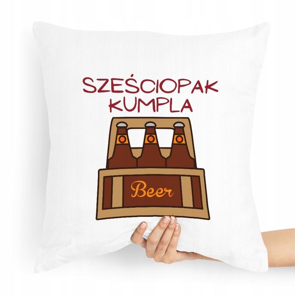 Poduszka Dla Przyjaciela Sześciopak Kumpla Prezent Z Nadrukiem Ze Zdjęciem zdjęcie 1