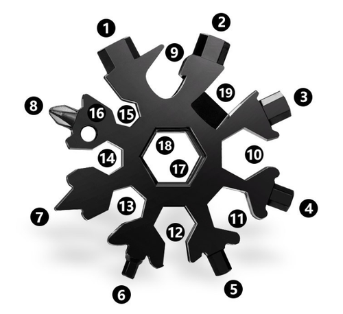 Zestaw Kluczy Imbusowych 18w1 w Opakowaniu Prezentowym Gentelo Złoty na Arena.pl