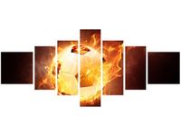 160CM 70CM OBRAZ 7 ELEM PIŁKA OGNIU ŚCIENNY