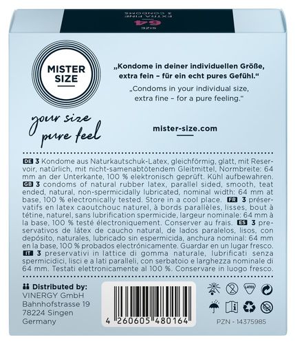 mister size 64mm pack of 3 na Arena.pl