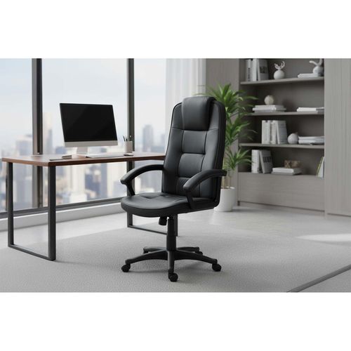 Fotel biurowy obrotowy Sofotel czarny na Arena.pl