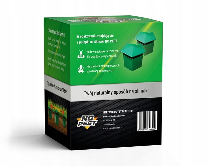 SKUTECZNA PUŁAPKA NA ŚLIMAKI PRZECIW ŚLIMAKOM SNAIL TRAP NO PEST (2 SZT) zdjęcie 8