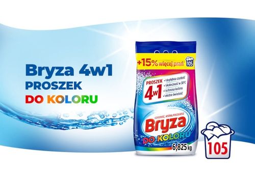 BRYZA 4w1 Proszek Do Prania KOLORÓW Czystość Świeże Pranie 6,825 kg na Arena.pl