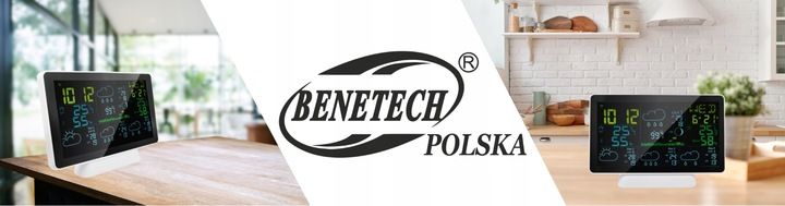 STACJA POGODY WiFi 3 CZUJNIKI UV hPa TEMP WILGOTNOŚĆ FAZY KSIĘŻYCA BUDZIK zdjęcie 5