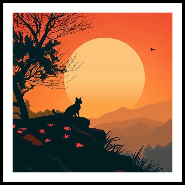 Plakat 50x50cm Kocie Wzgórze zdjęcie 3