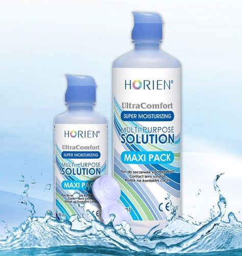 HORIEN ULTRA COMFORT MAXI PACK 360ML+ 100ML PŁYN DO SOCZEWEK na Arena.pl