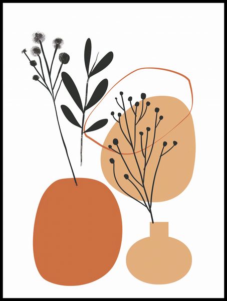 Plakat 75x100cm Botaniczny Pastel zdjęcie 2