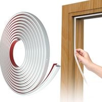 Uszczelka Gumowa w Kształcie Litery D Do Drzwi Okien Biała 8M