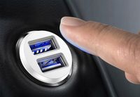 BASEUS szybka Ładowarka Samochodowa 2xUSB 3,1A