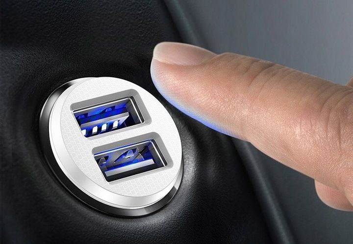 BASEUS szybka Ładowarka Samochodowa 2xUSB 3,1A zdjęcie 1