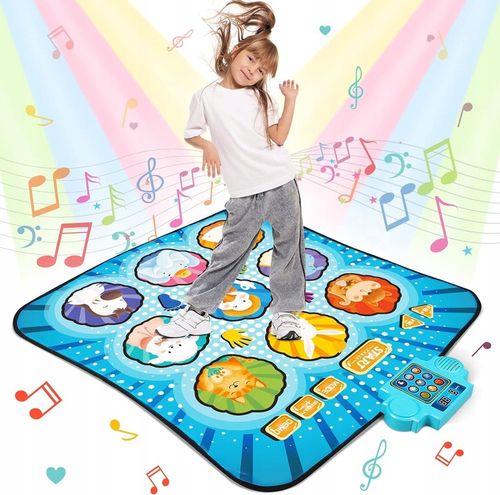 REGULOWANE OBJĘTOŚĆ TANECZNA PAD TANECZNA Z 4 TRYBAMI GRY, BEZ POŚLIZGU na Arena.pl