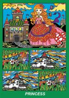 PUDEŁKO KOLOROWANKA WELWETOWA KSIĘŻNICZKA COLORVELVET