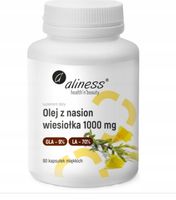 ALINESS OLEJ Z NASION WIESIOŁKA 1000mg 90kaps