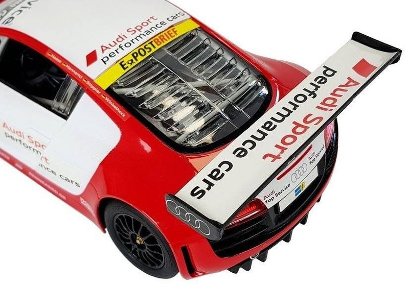 Auto R/C Audi R8 LMS Rastar 1:14 Biało-Czerwone zdjęcie 5
